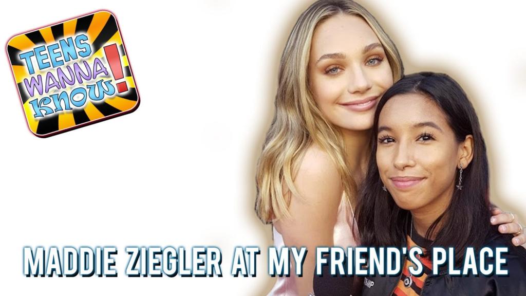 Maddie Ziegler & Giacomo Gianniotti Interviews at My Friend’s Place 2019