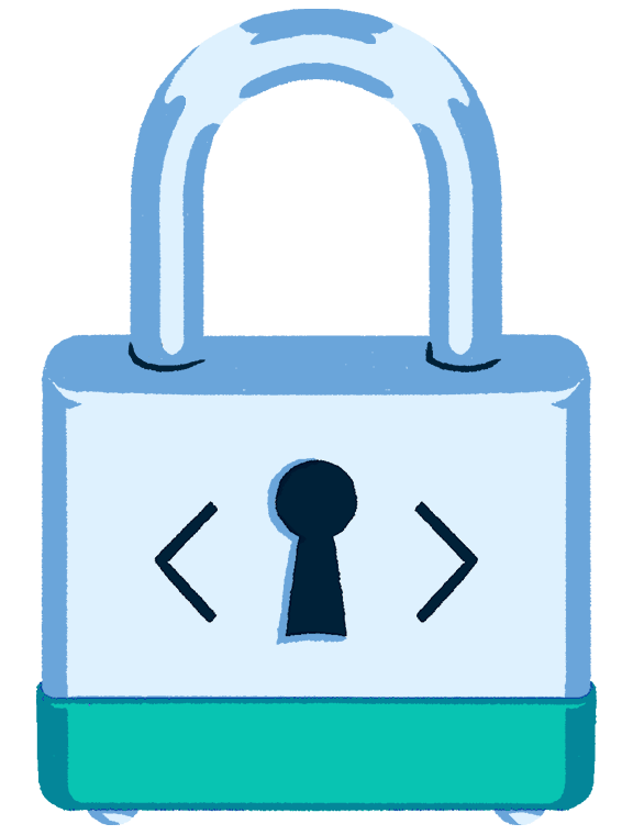 a padlock representing robust security measures